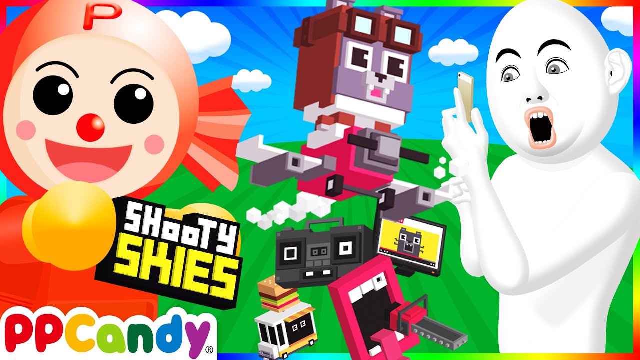 レトロポップなシューティングゲーム「Shooty Skies」で遊ぶ