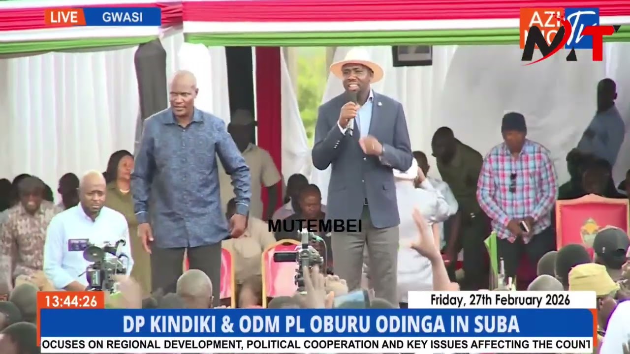 DRAMA! KINDIKI EVENT FORCED TO STOP AFTER ODM PL OBURU ARRIVED IN STYLE!!