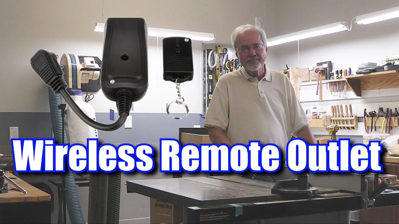 Quick Tip: Wireless Remote Outlet for My Shop