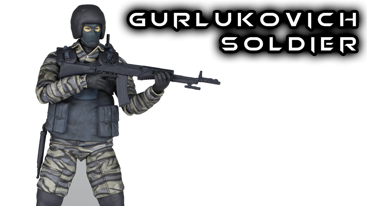 Figma GURLUKOVICH SOLDIER Metal Gear Solid 2 Action Figure Toy Review