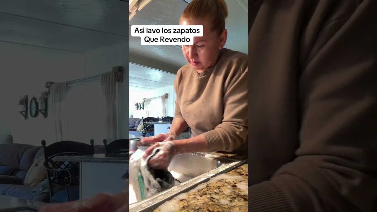 Vamos a lavar zapatos hoy