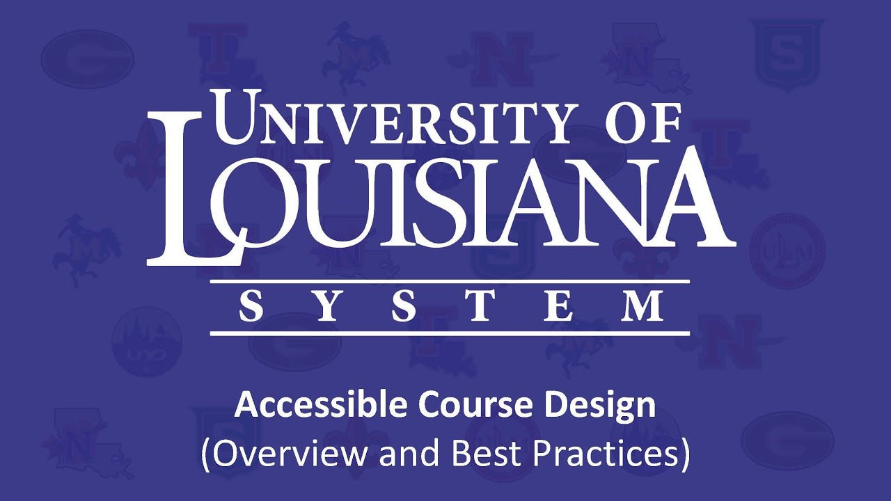 Accessibility Essentials Webinar Series: Accessible Course Design