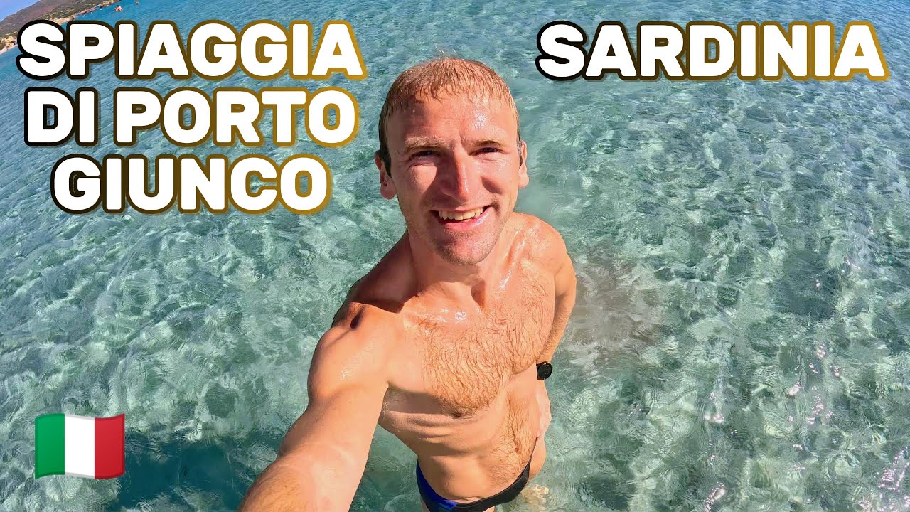 Przygoda na plaży Sardynii w październiku * Plaża Porto Giunco