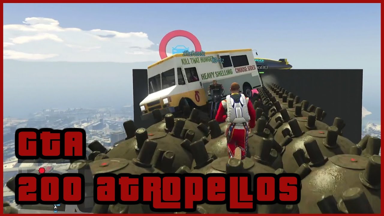 Carreras GTA: Me atropellan 200 veces seguidas.