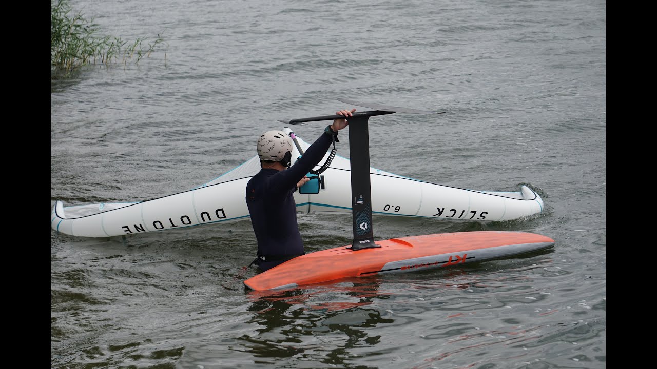 KT Ginxu Dragonfly 2 Pro Carbon - First Sessions - Wing Club Lindow - Berlin Brandenburg Gudelacksee