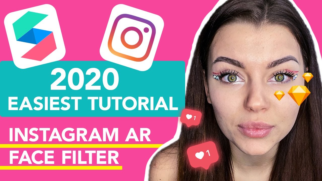 Your first instagram face filter in spark AR