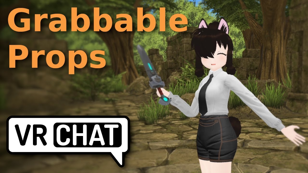 How to make grabbable props for your Avatar | VRChat Tutorial
