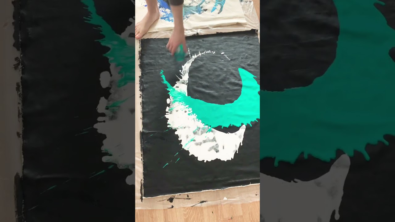 #studioperformance #artmovement #newmediaart #actionpainting #abstractpainting #paintinginspiration