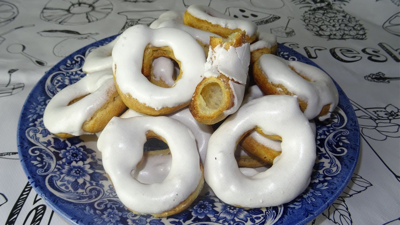 ROSCOS DE VIENTO GLASEADOS | RECETA FÁCIL