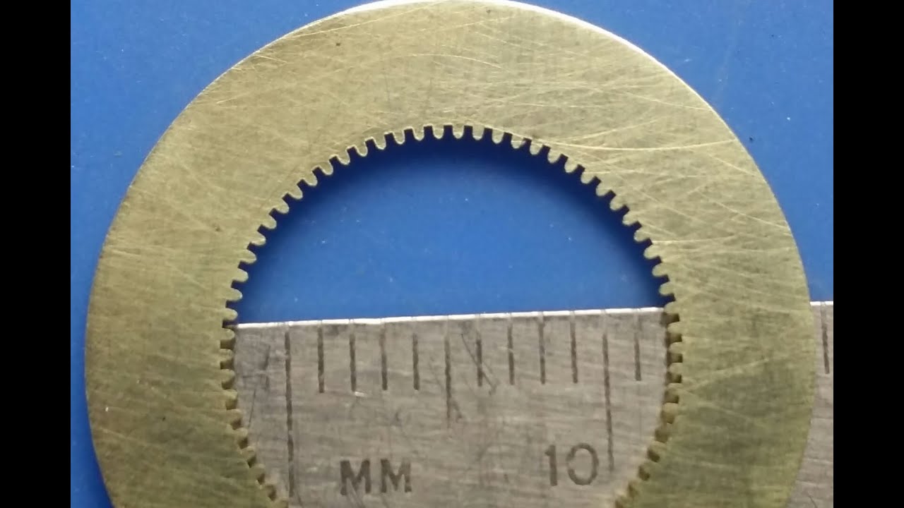 Making an internal gear on a watchmaker's lathe, part 2 (reloaded)