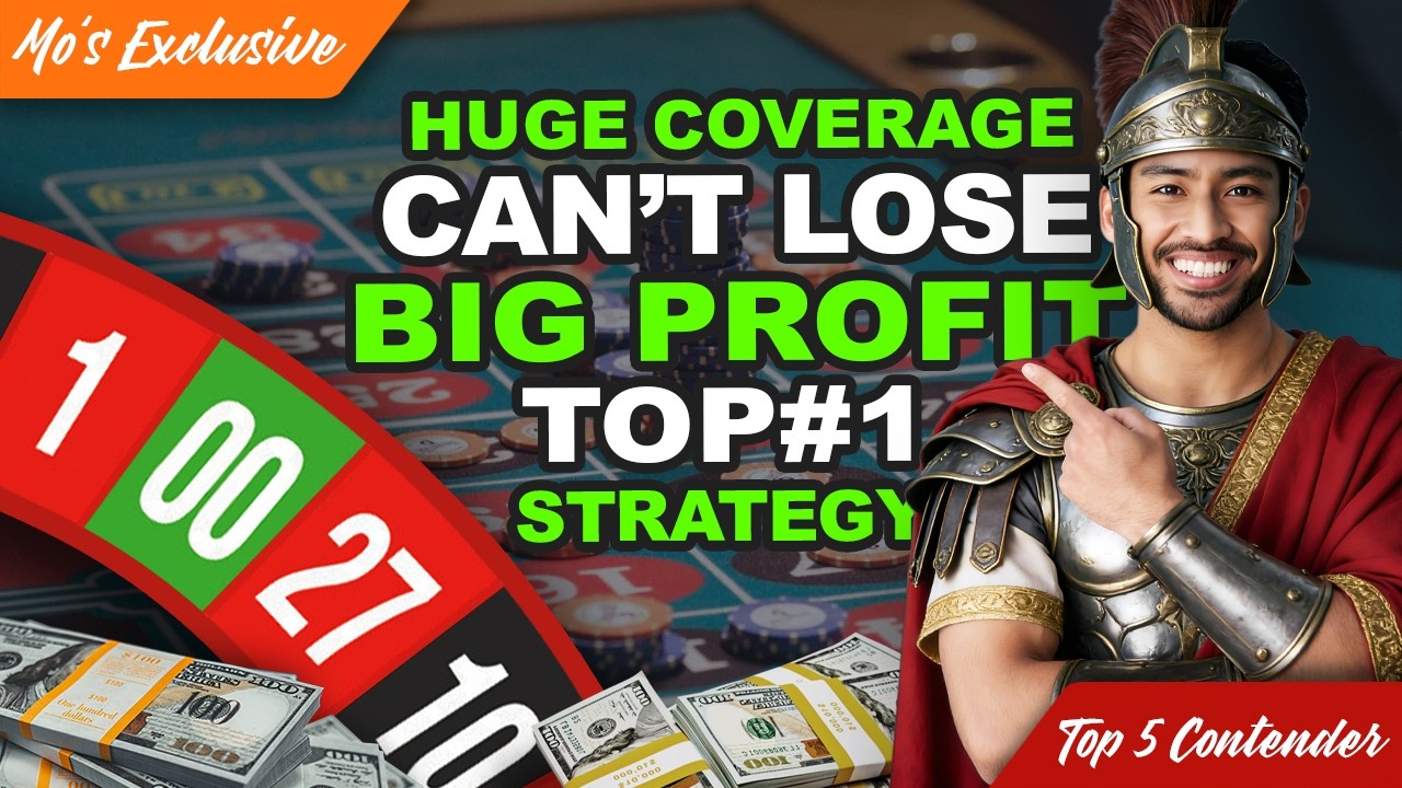 NEW - TOP ROULETTE STRATEGY | HUGE 30 # COVERAGE | BIG PROFIT POTENTIAL WINNING SYSTEM - Bet With MO