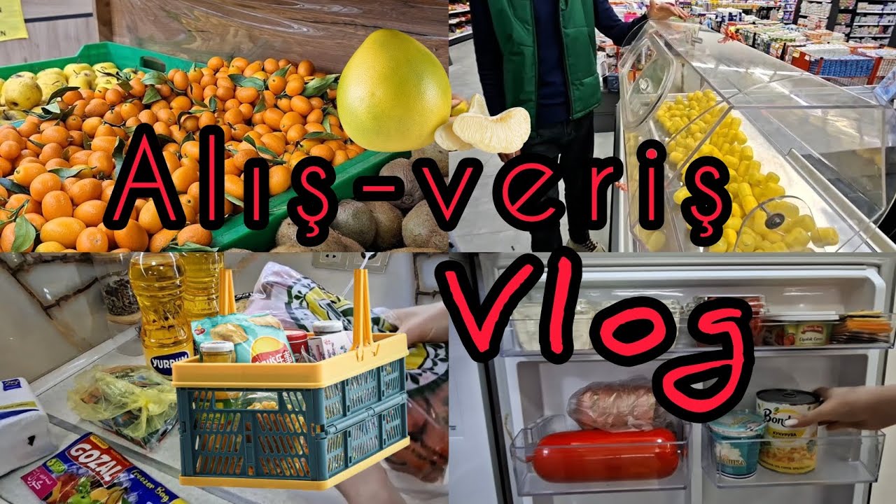 Görün nə udduq😱Alış-veriş vlogu🛒🍊