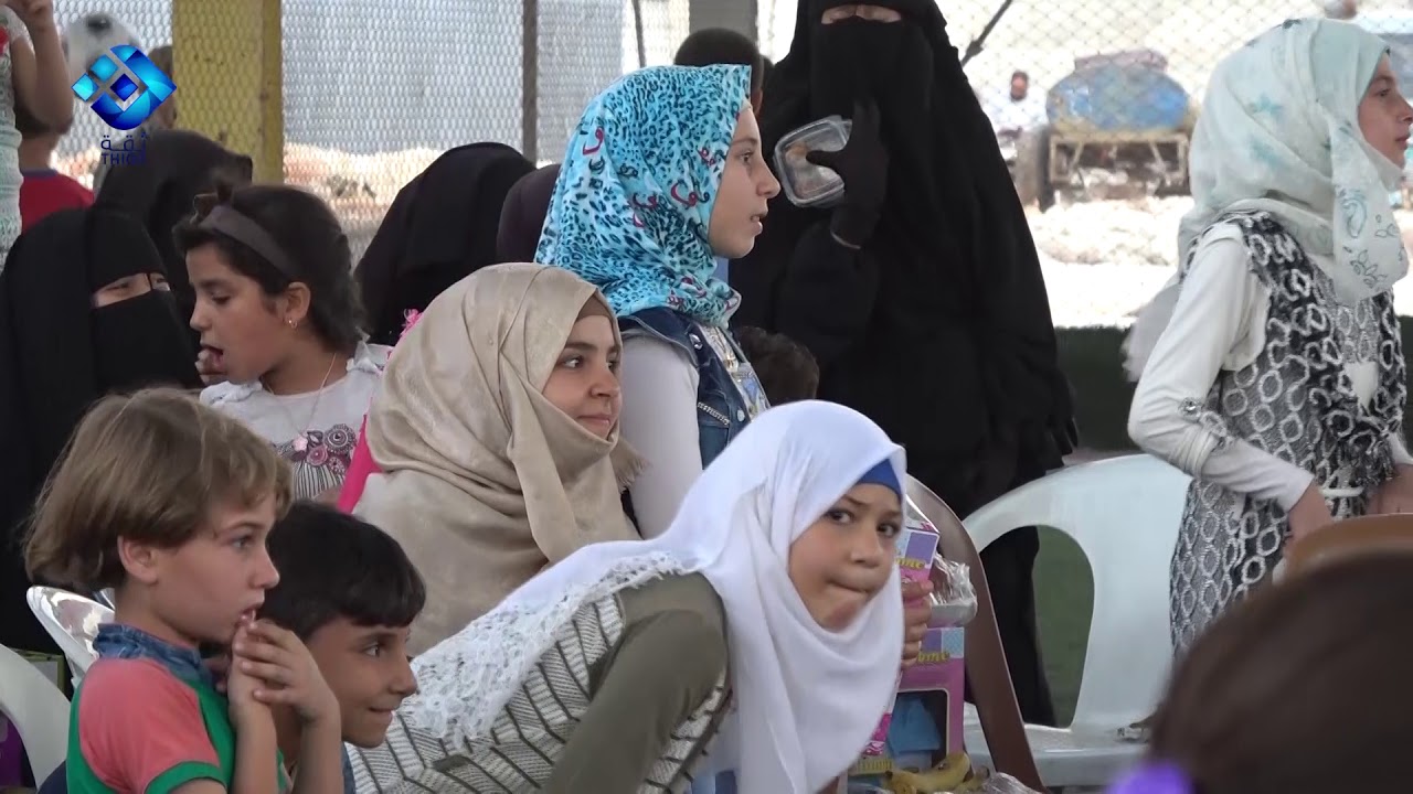 حفل ترفيهي للايتام في مخيمات دير حسان شمالي ادلب