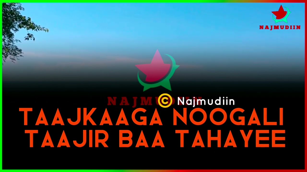 NABI AMAAN || SALLALAAH CALAYKA SUUBANOW NABIYOW