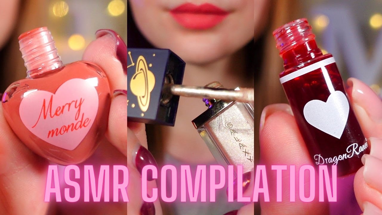 asmr doing your makeup (compilation)✨😴