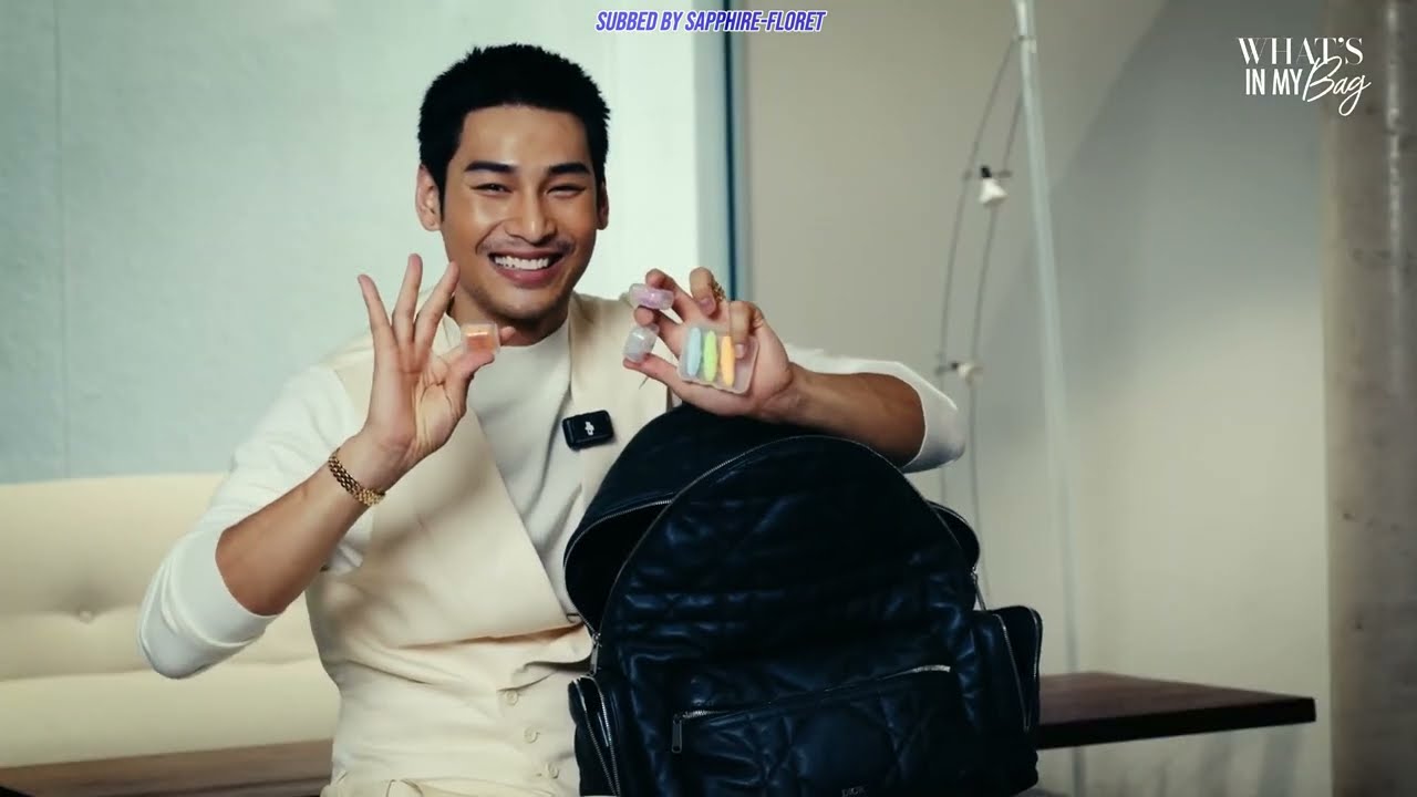 [Eng Sub] Apo Nattawin | Vogue What's In My Bag #apo #aponattawin