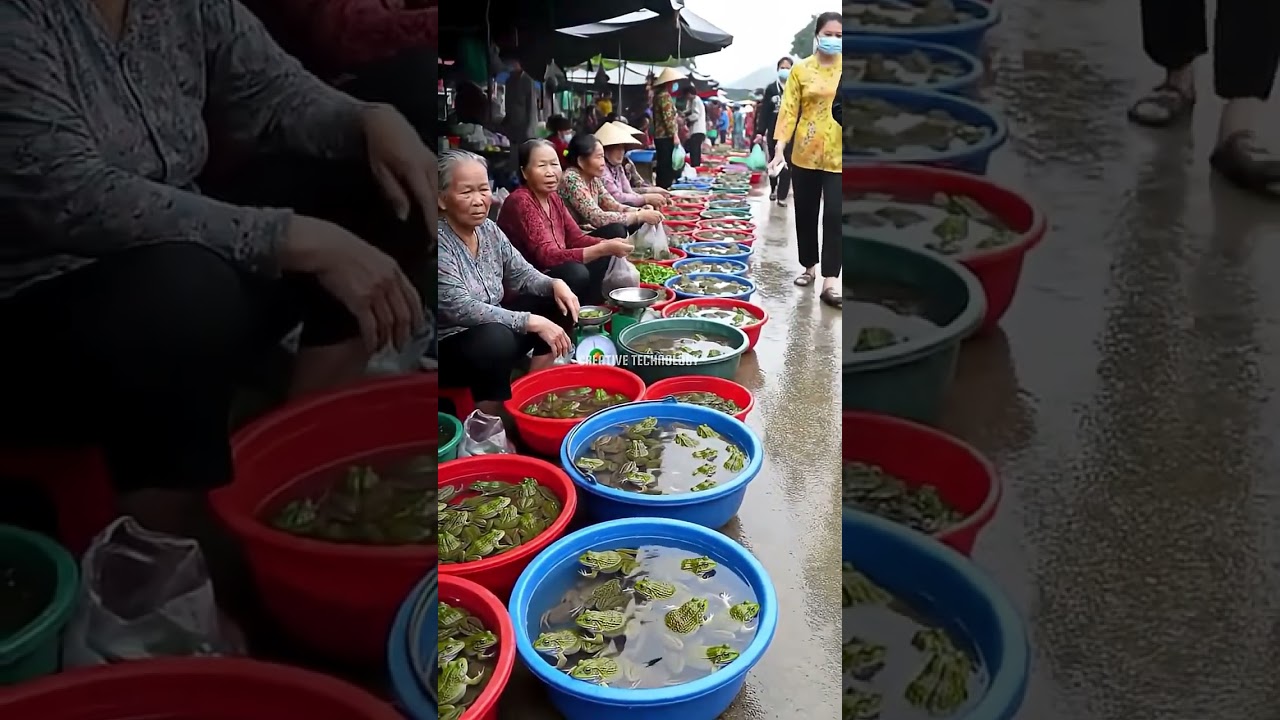 "This Asian Market Sells Frogs-Would You Try?"@catform..