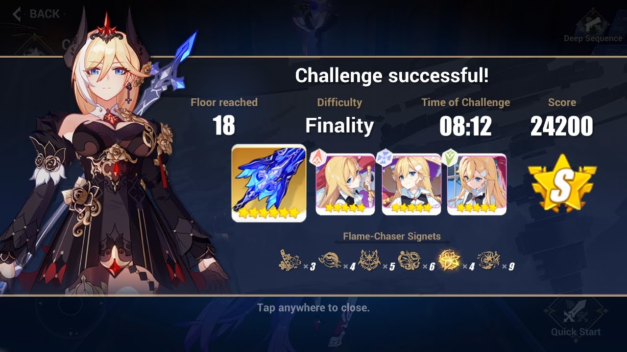 [Honkai Impact 3] Elysian Realm (Finality) Palatinus Equinox (S0) Full Run (v6.3)