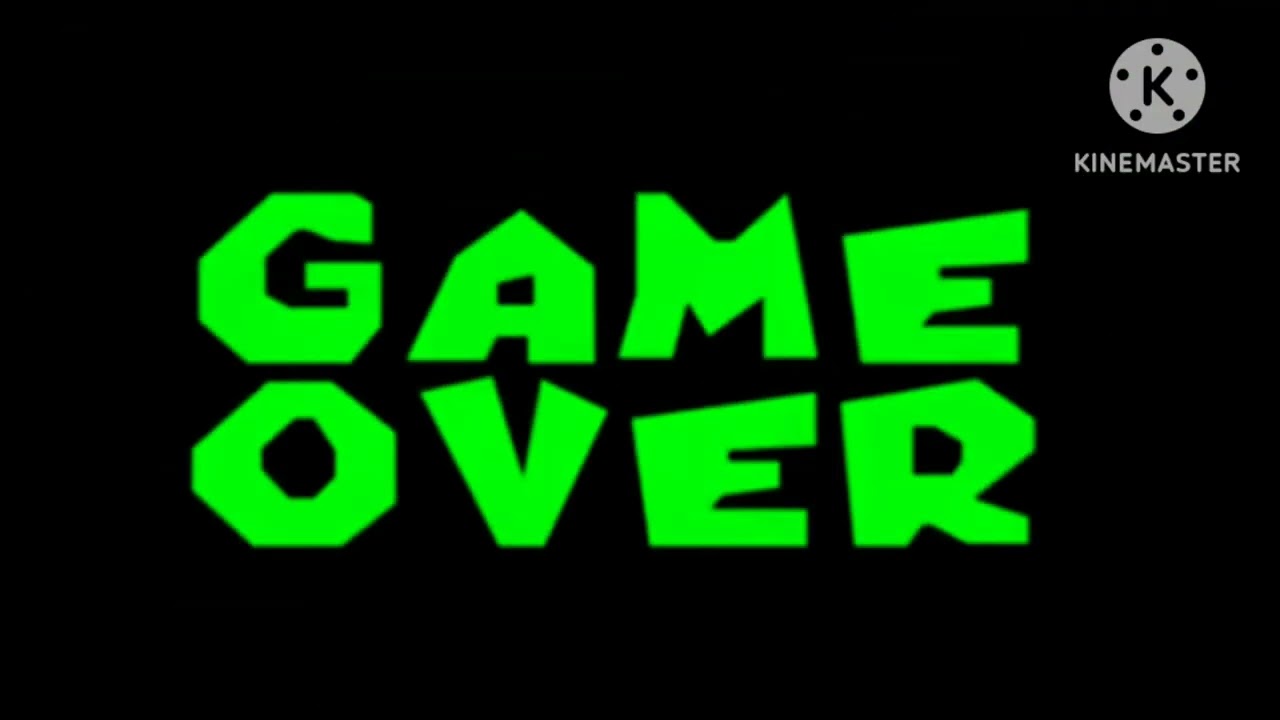 Game over green screen 