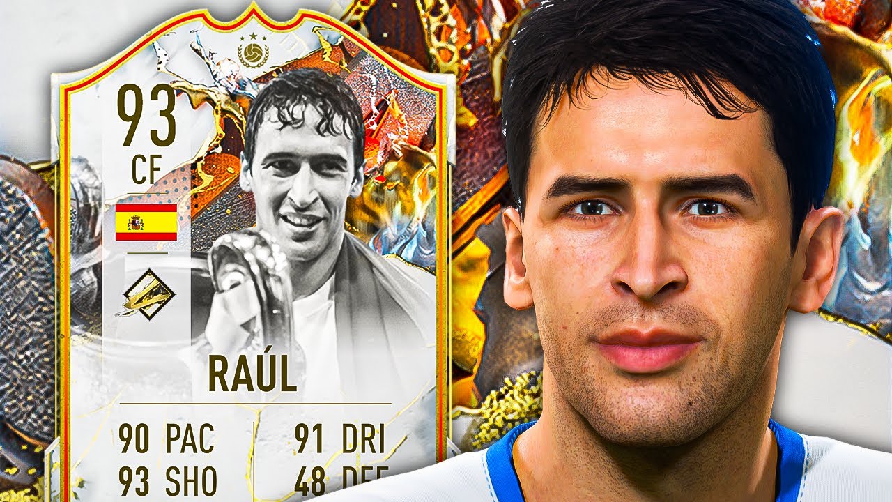 IS HE WORTH IT? 🤔 93 Trophy Titan Icon Raul Player Review - FIFA 23 Ultimate Team