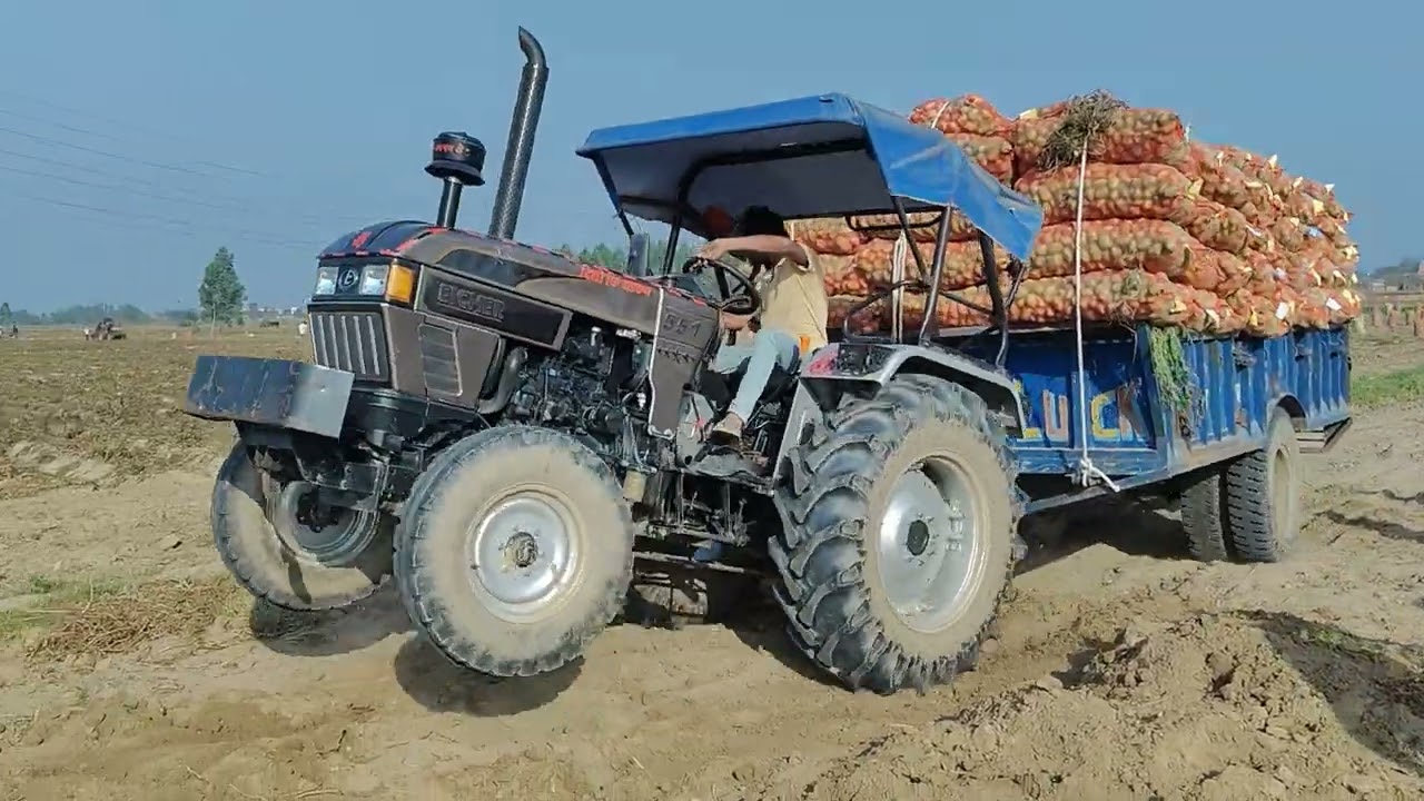 EiCHER 551 VS SWRAJ 744 दोनों में से कोई भी नहीं निकाल पाया ❤️🚜🚜🚜
