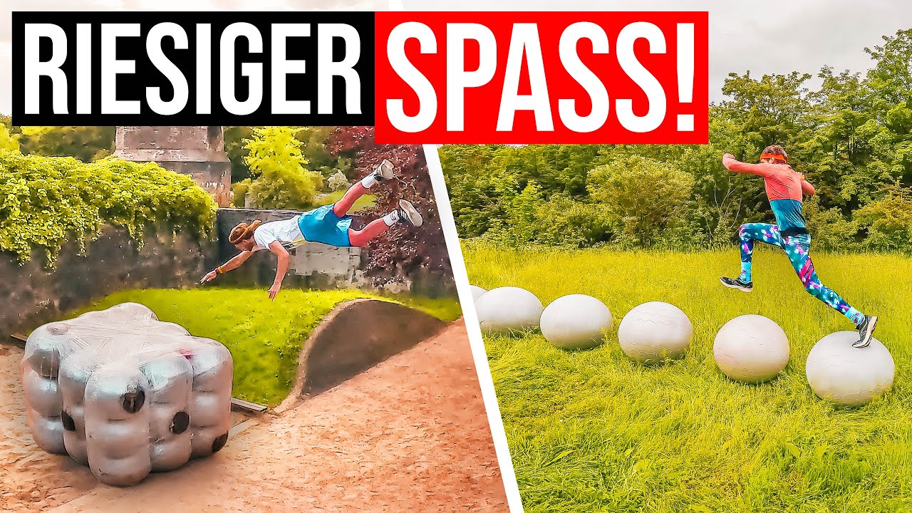 Lustige FAILS mit XXL Gymnastikball-Würfel! | Miese Bodychecks & IRRE Diverolls!