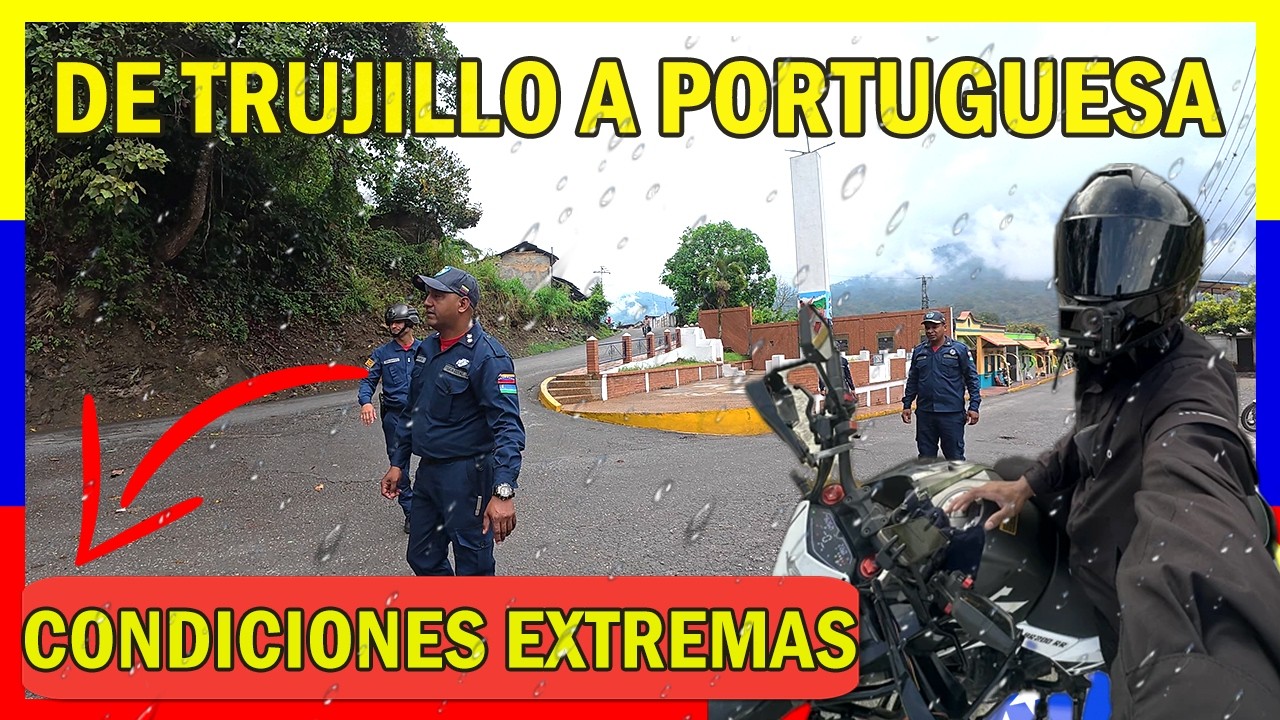 This route TESTED ME⛈️| From Trujillo to Portuguesa BY MOTORCYCLE in EXTREME conditions
