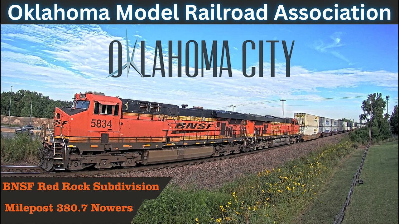 Oklahoma City, OK | LIVE Static Railcam | Oklahoma Model Railroad Association
