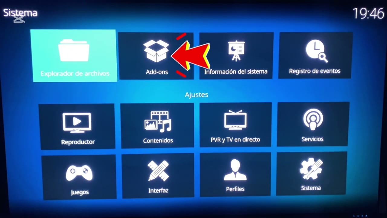 Instalar Addon Elementum en Kodi.