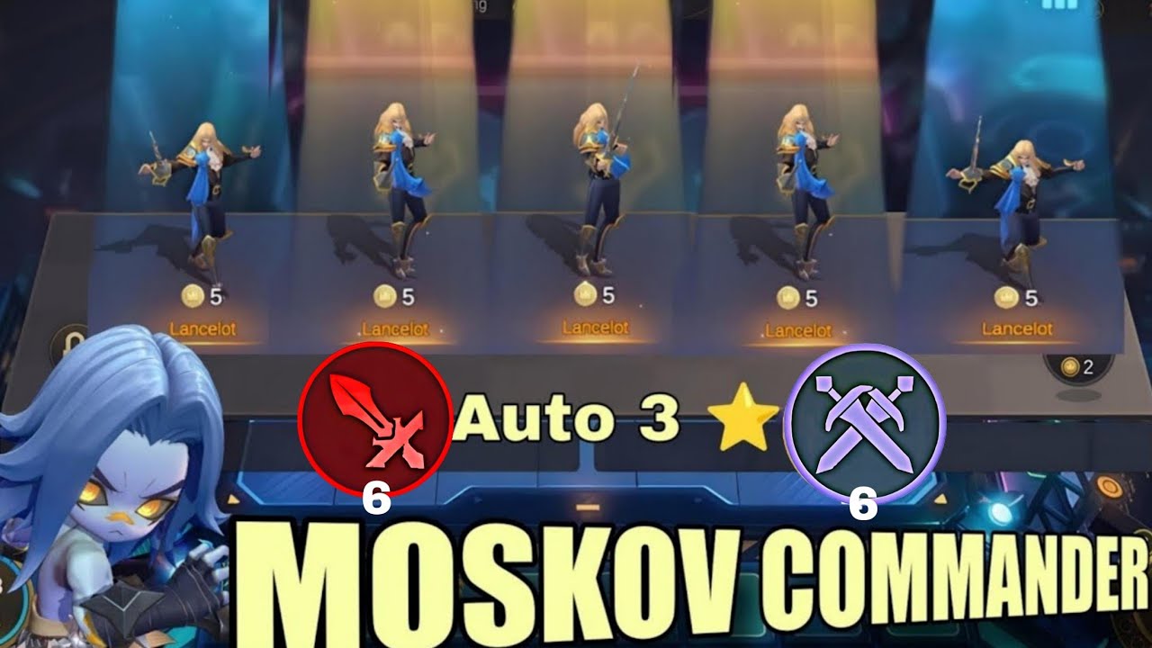 MAGIC CHESS GO GO NEW UPDATE MOSKOV COMMANDER WITH GUIDE  🔥