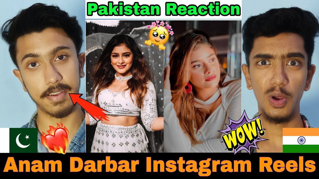 Pakistani React On | Anam Darbar Latest Instragram Reels | Dance Videos 2021| Reaction Box