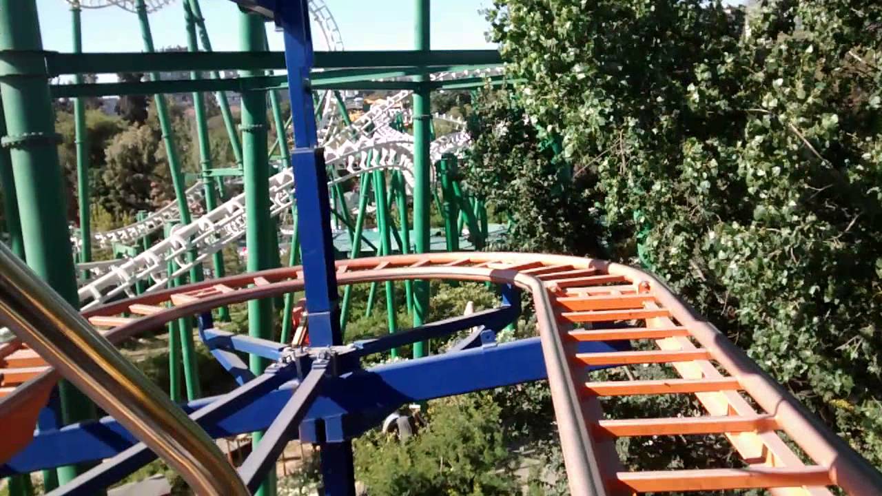 Wild mouse  montaña rusa  fantasilandia chile 2015