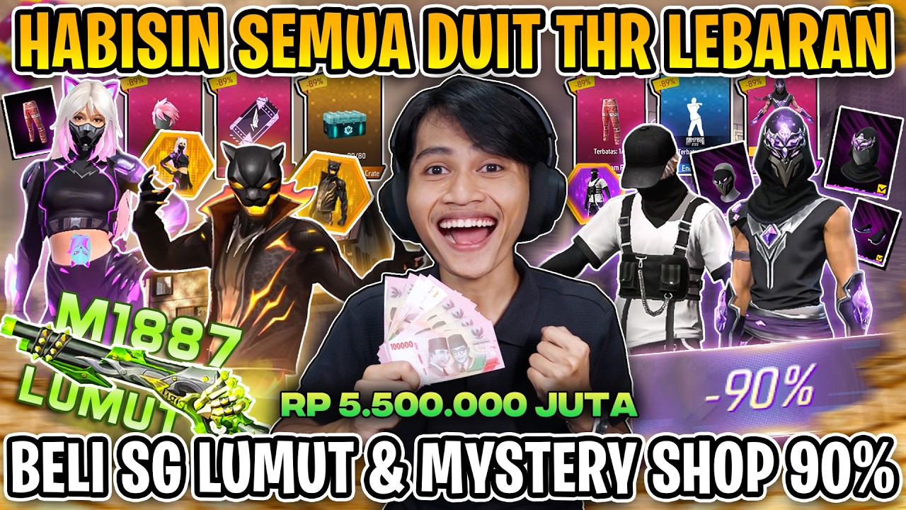 HABISIN DUIT THR BUAT BORONG SG 2 LUMUT & MYSTERY SHOP 90% 😍