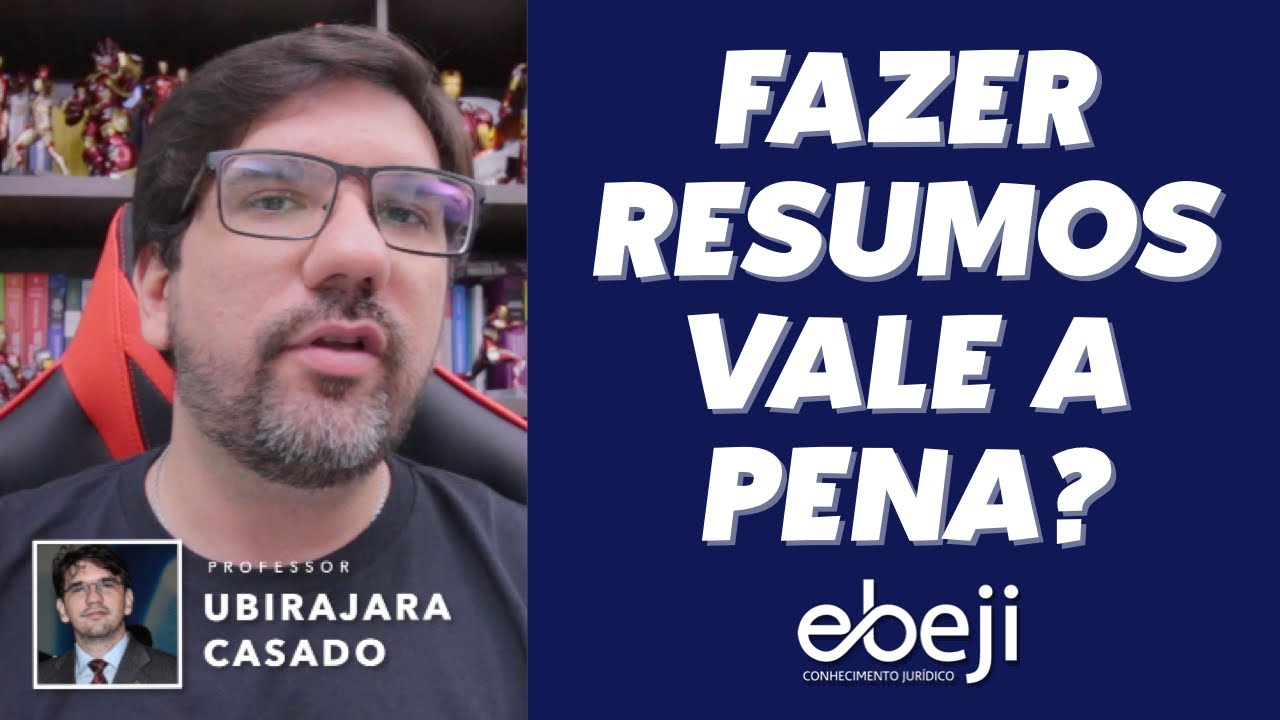 🔴 VALE A PENA FAZER RESUMOS ESTUDANDO? | PROF UBIRAJARA CASADO 🔴