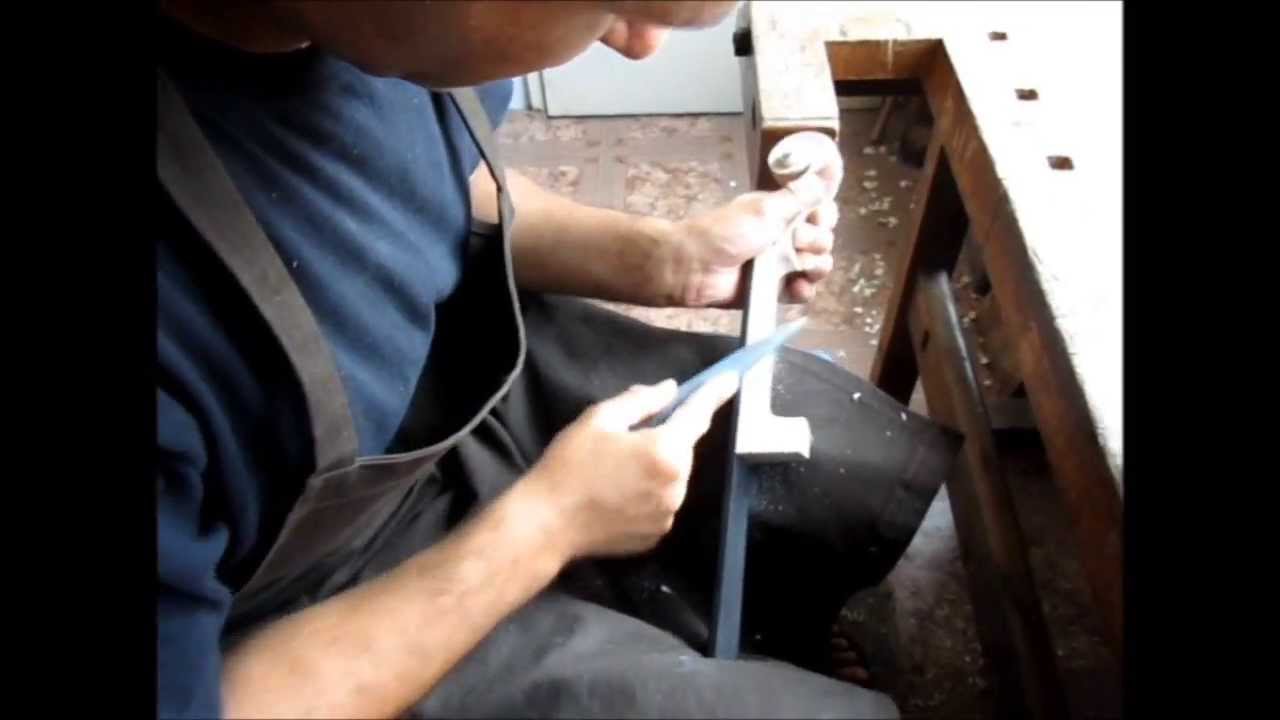 How to make violin scroll