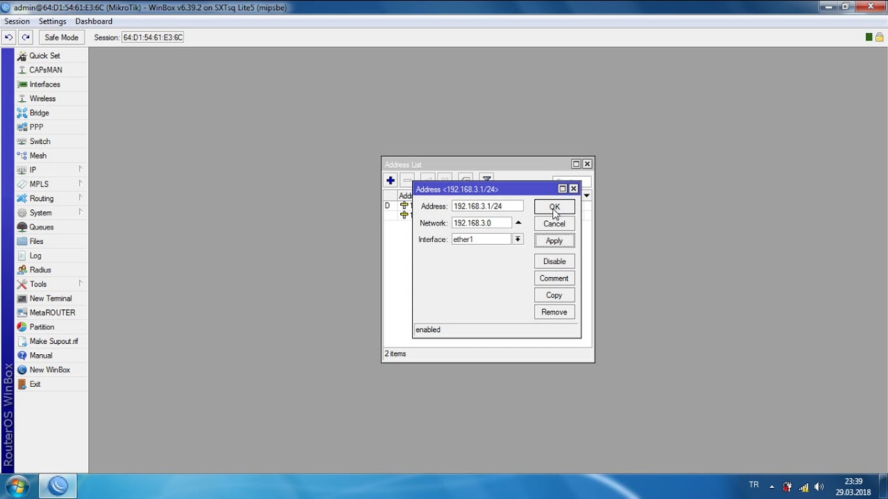 Mikrotik Sxt Lite 5 pppoe Configuration