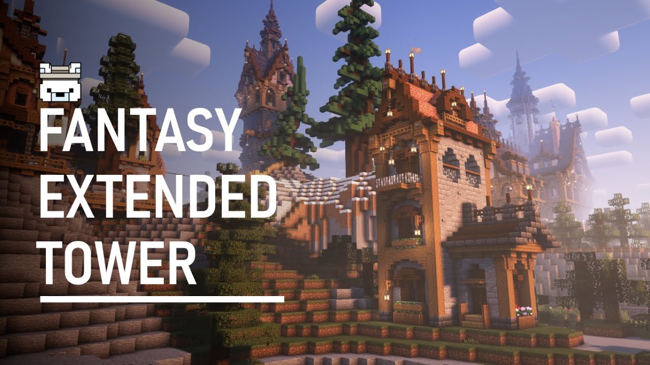 Fantasy Extended Tower - Minecraft Paternaland Build
