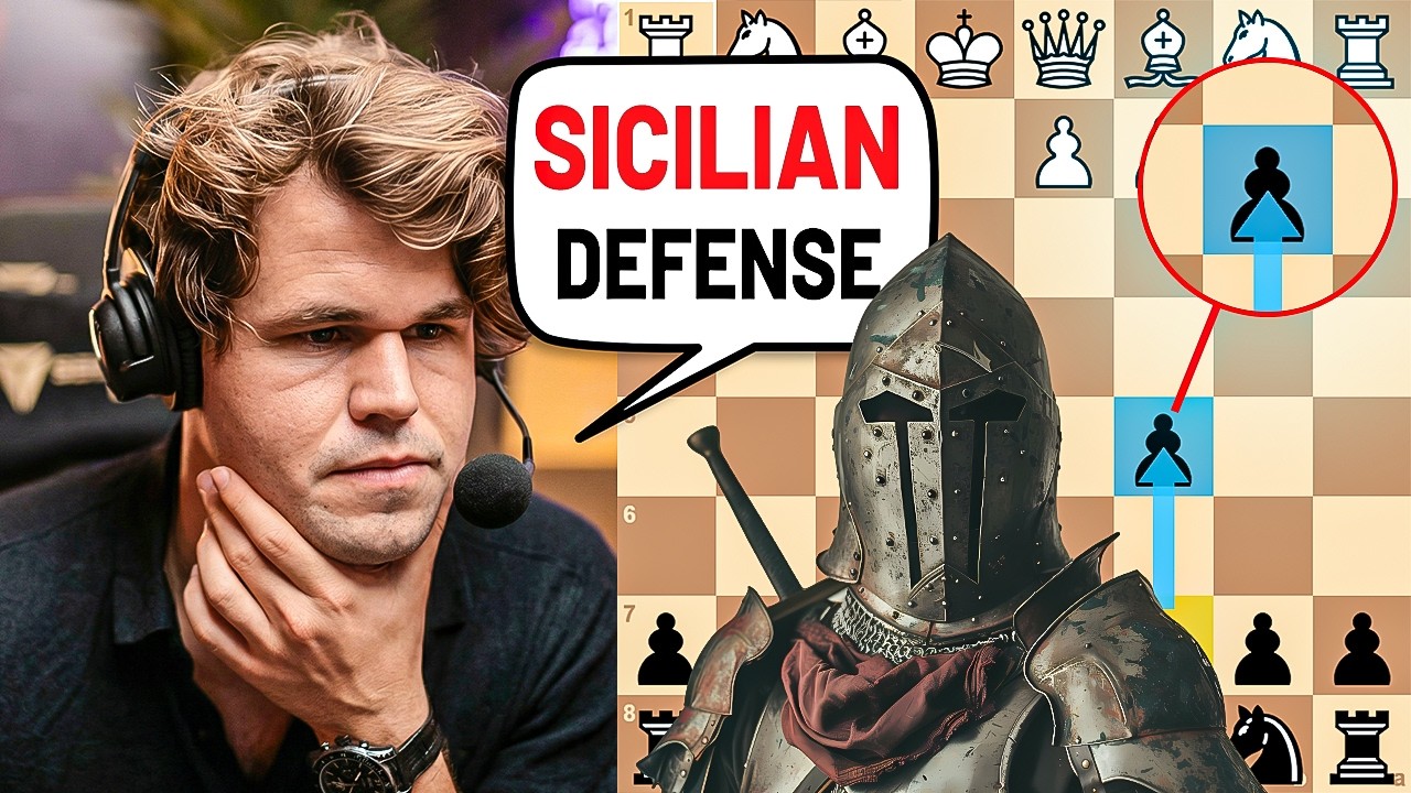 Magnus Crushes His Opponent with a Powerful Sicilian Defense!