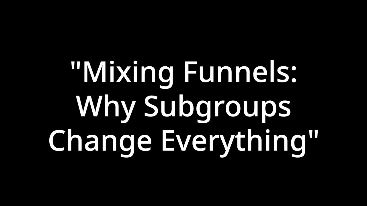 Subgroup Routing Strategy  - Mix Sessions #002 Live-Webcast Highlight 3