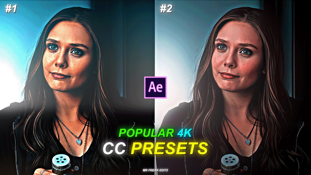 Popular 4k CC Presets For Edits┃After Effects┃Free&nbsp;Giveaway
