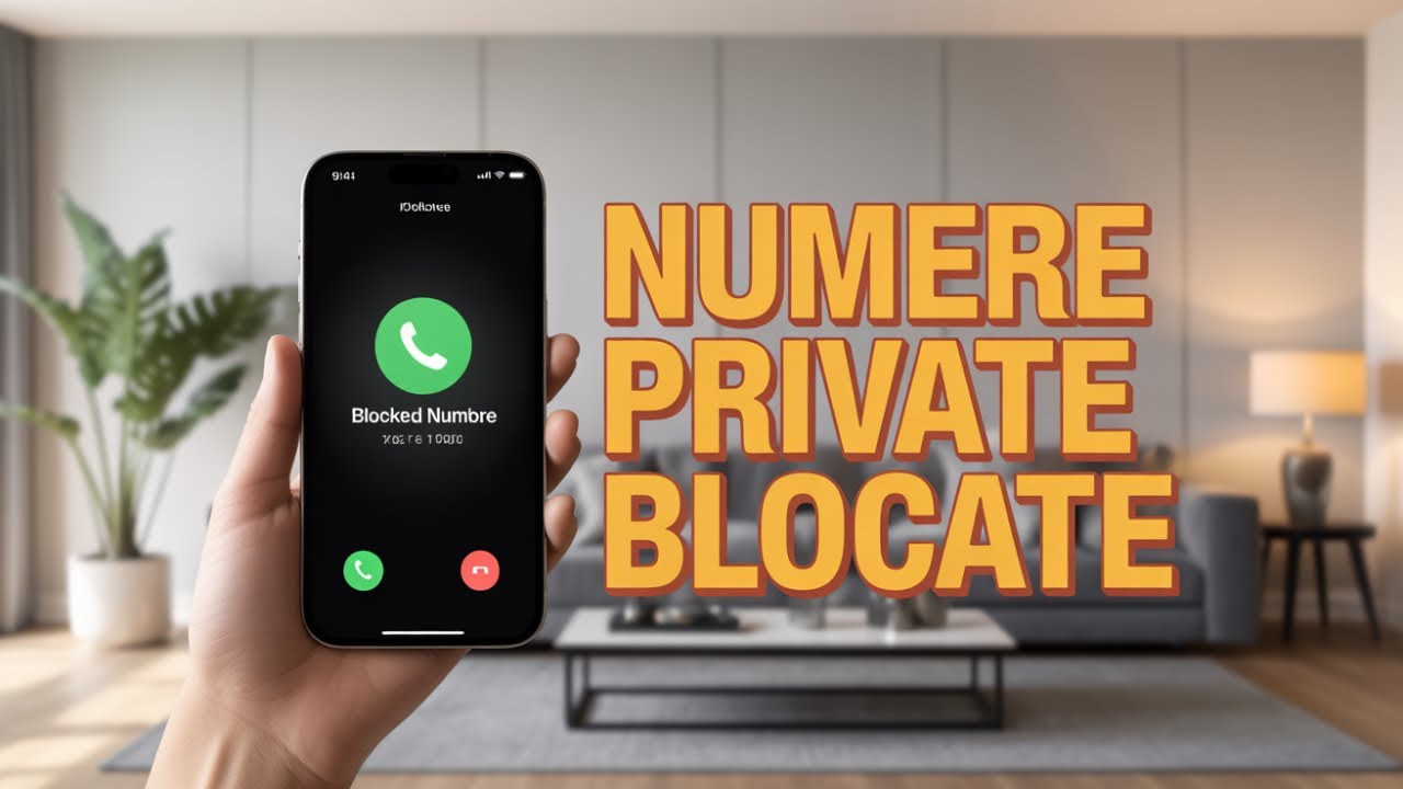 Cum blochezi numerele private iPhone