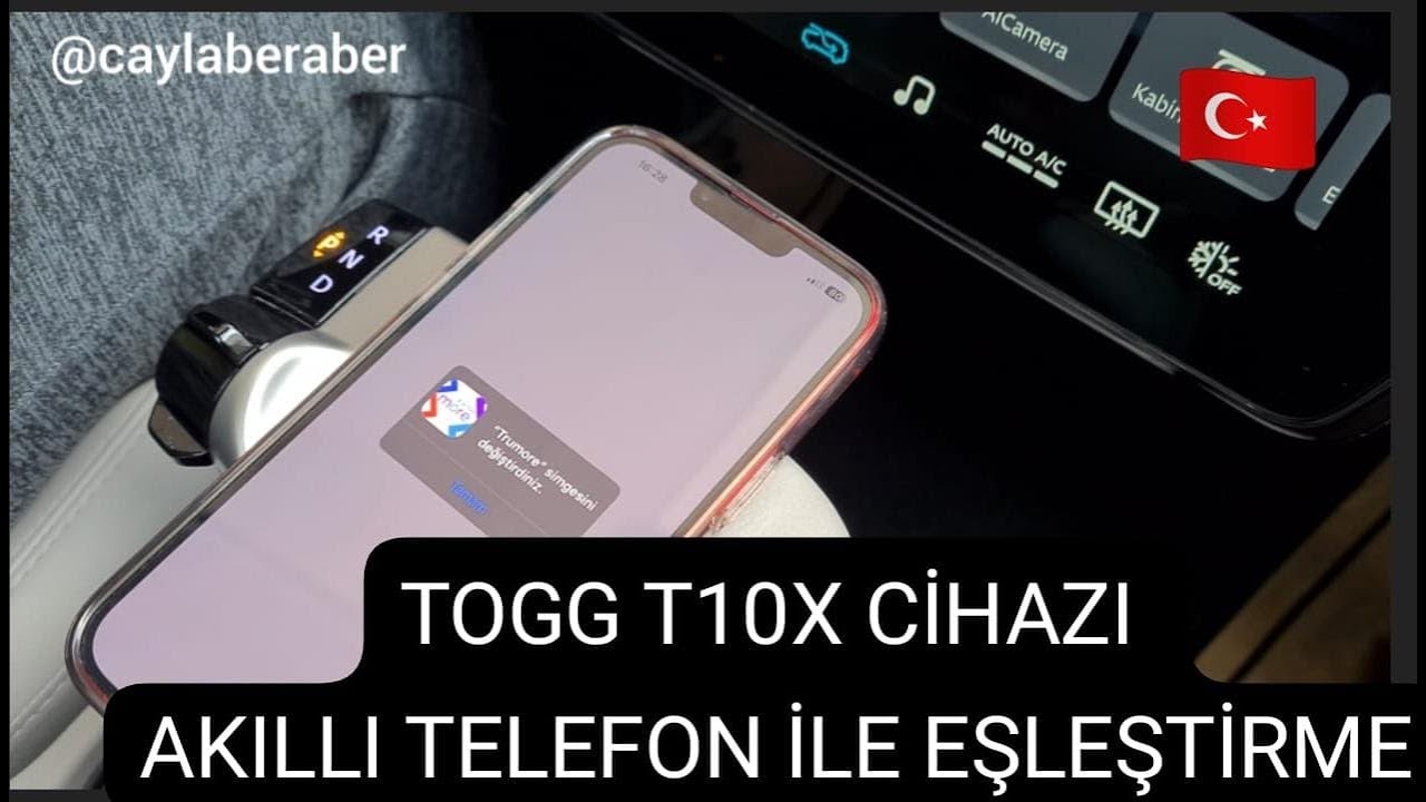 TOGG T10X AKILLI CİHAZI TELEFON İLE EŞLEŞTİRME