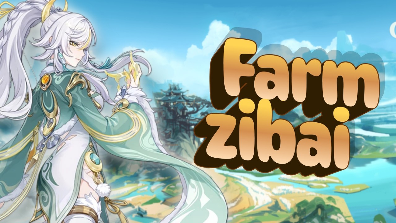 Farm Zibai ✨ le troisième compte genshin impact