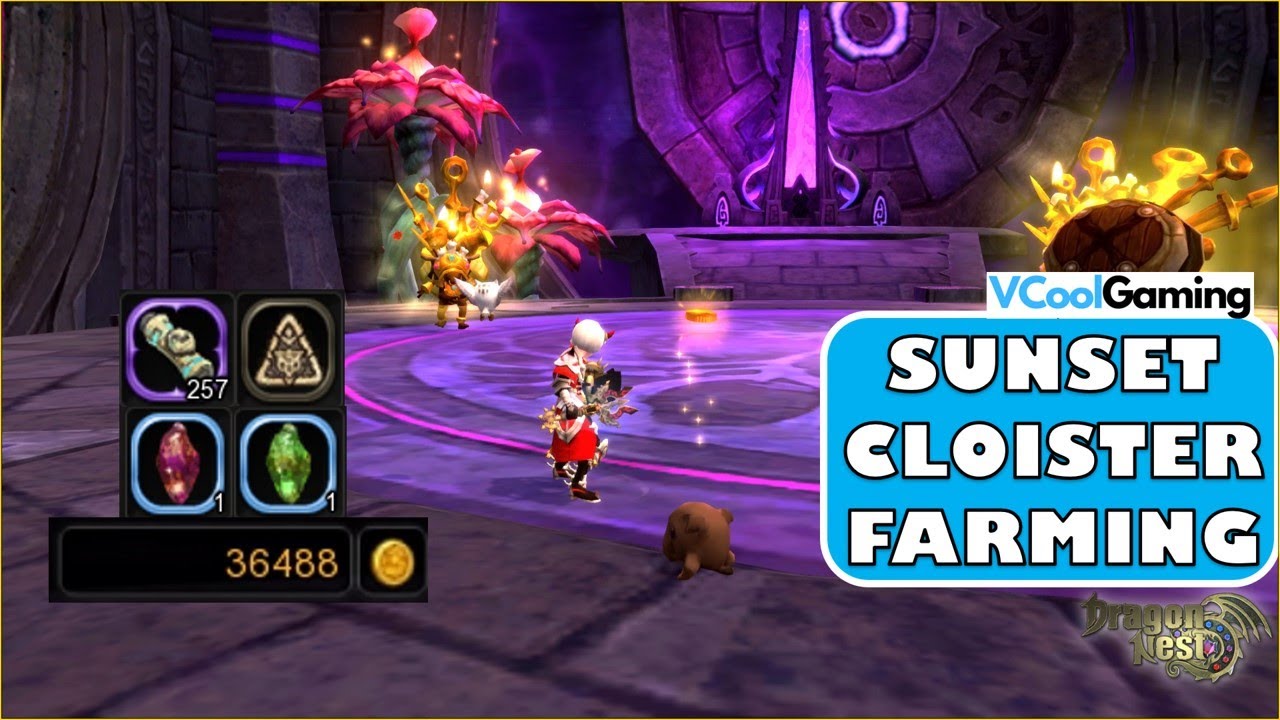 Sunset Cloister Vlog 8: Weekly Farming (Abundance Talisman) - Dragon Nest SEA