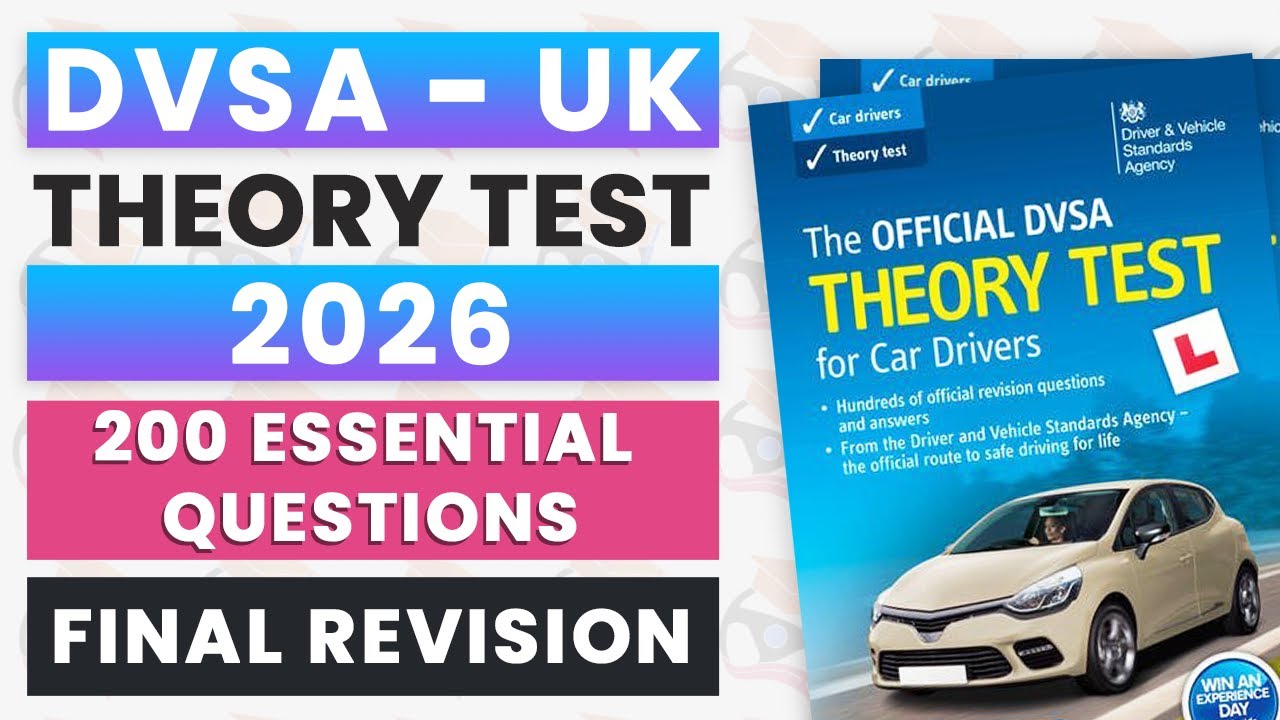 Don’t Take Your UK Theory Test Before These 200 Questions ⚠️ | 2026 DVSA Practice