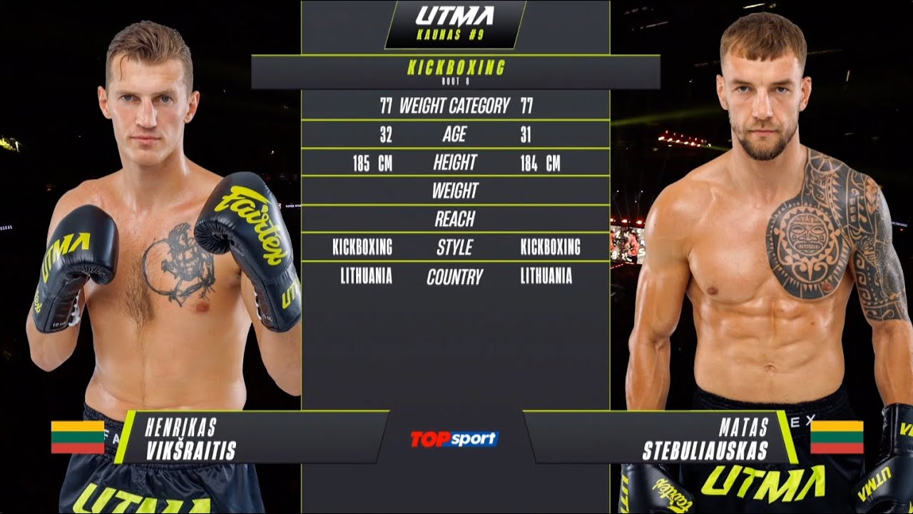 Henrikas Vikšraitis vs Matas Stebuliauskas | UTMA 9 | Full Fight