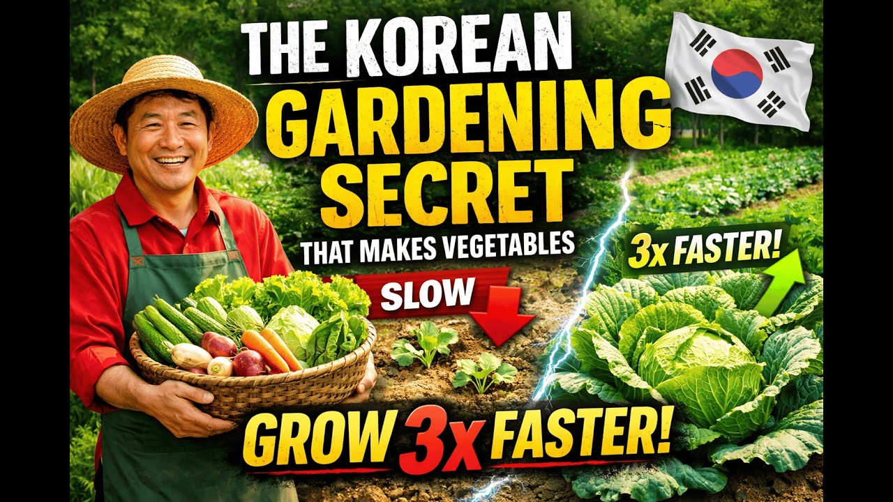 The Korean Gardening Secret That Makes Vegetables Grow 3x Faster