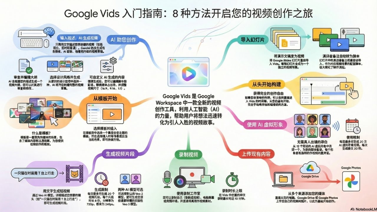 拍视频这件事，被 Google Vids 彻底简化了