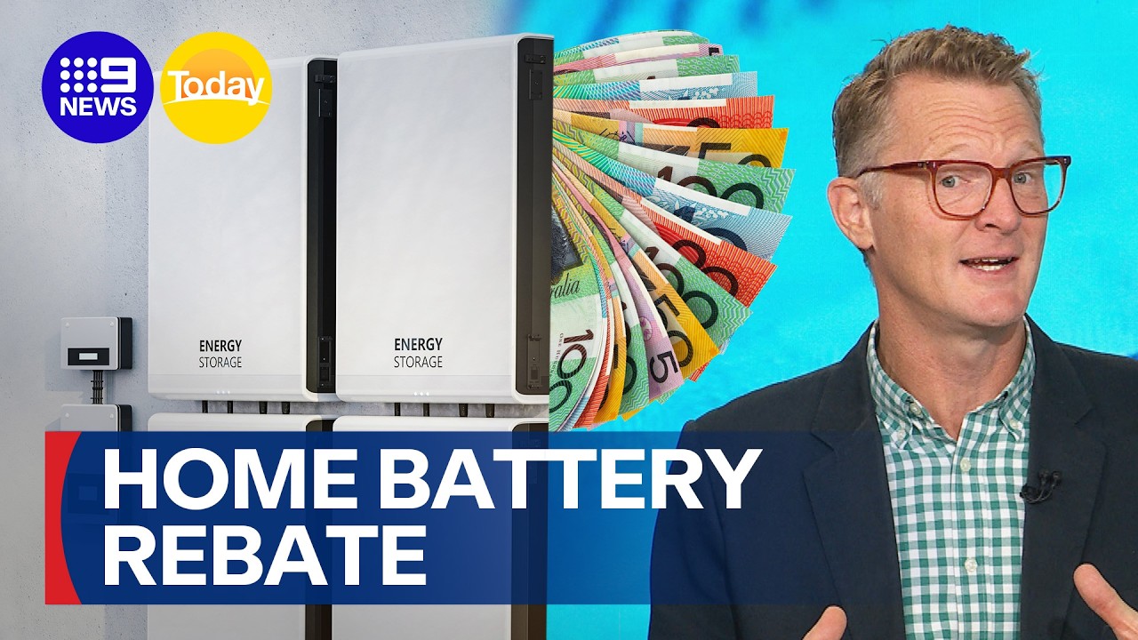 Cashing in on federal home battery rebate before it&rsquo;s too late | 9 News Australia