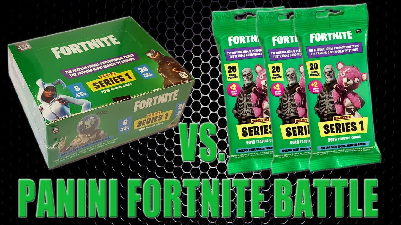 Panini FORTNITE TRADING CARDS SERIE 1 | FAT PACKS vs. NORMAL PACKS | Unboxing
